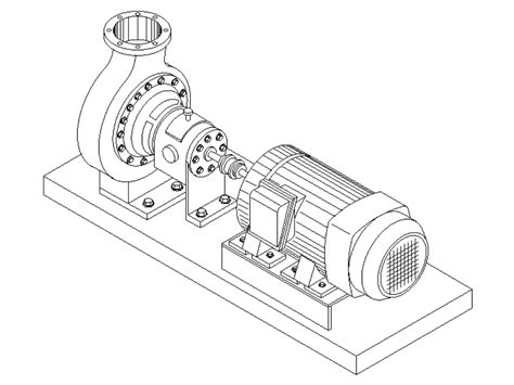 centrifugal pump 2d drawing|centrifugal pump isometric drawing.